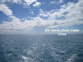 Enroute from Cabo Cruz